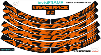 Raceface AR 25 Offset 27.5 Decals