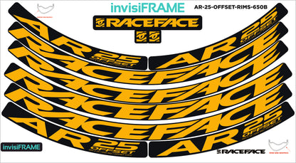 Raceface AR 25 Offset 27.5 Decals