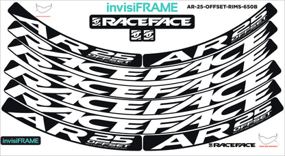 Raceface AR 25 Offset 27.5 Decals