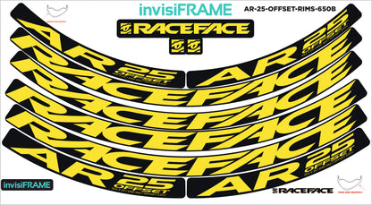 Raceface AR 25 Offset 27.5 Decals