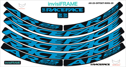 Raceface AR 25 Offset 29er Decals
