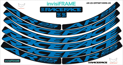 Raceface AR 25 Offset 29er Decals