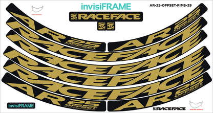 Raceface AR 25 Offset 29er Decals