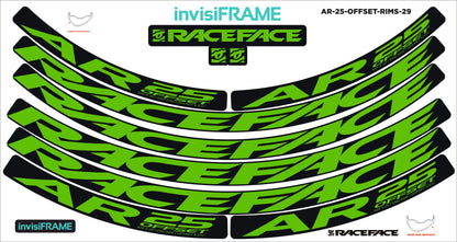 Raceface AR 25 Offset 29er Decals