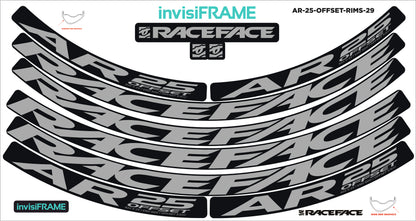 Raceface AR 25 Offset 29er Decals