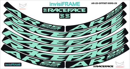Raceface AR 25 Offset 29er Decals