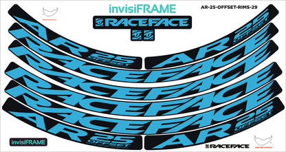 Raceface AR 25 Offset 29er Decals