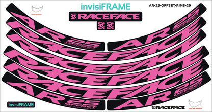 Raceface AR 25 Offset 29er Decals