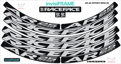 Raceface AR 25 Offset 29er Decals