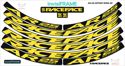 Raceface AR 25 Offset 29er Decals