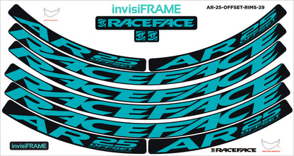 Raceface AR 25 Offset 29er Decals