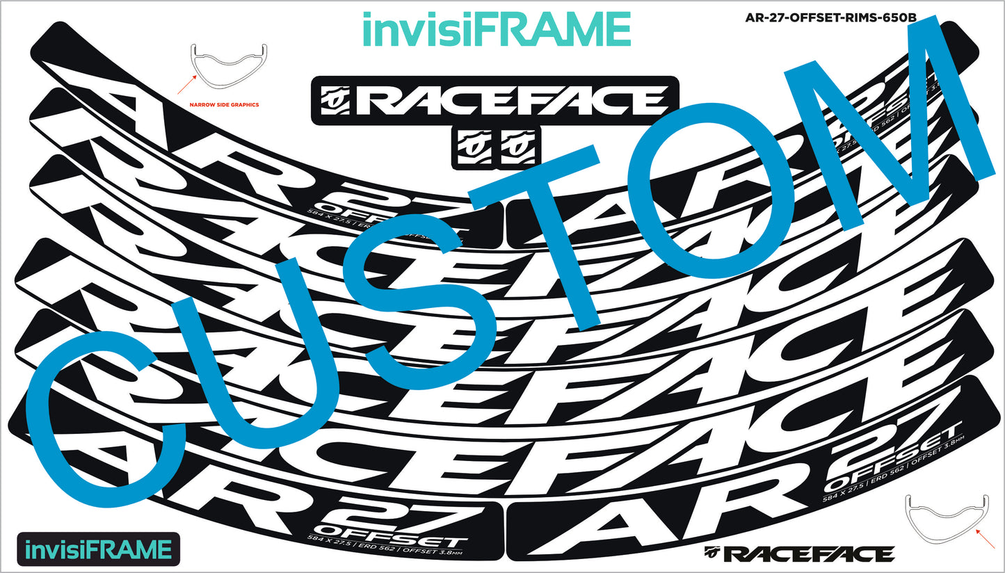 Raceface AR 27 Offset 27.5 Decals