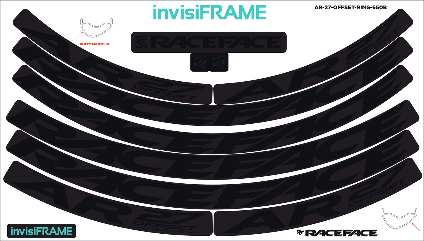 Raceface AR 27 Offset 27.5 Decals
