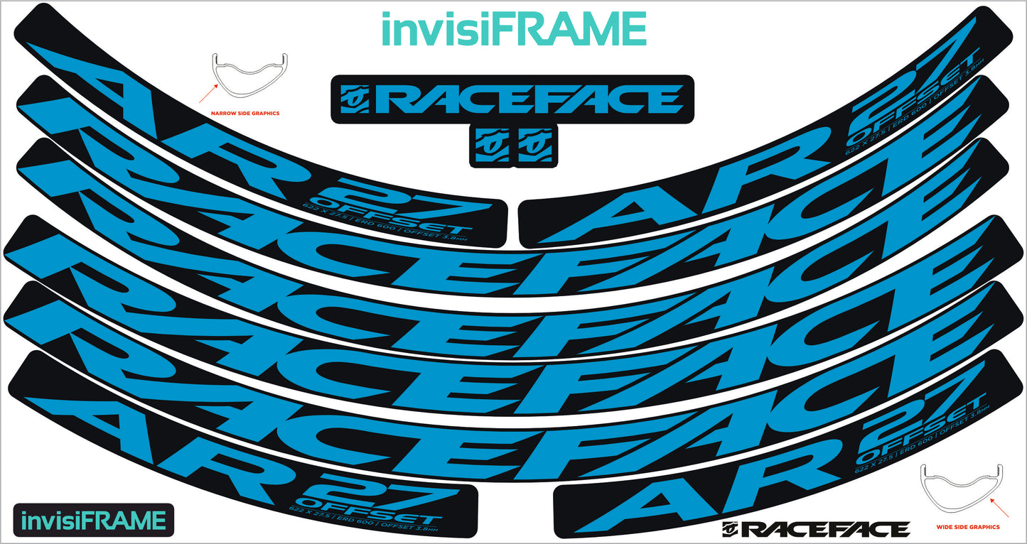 Raceface AR 27 Offset 29er Decals