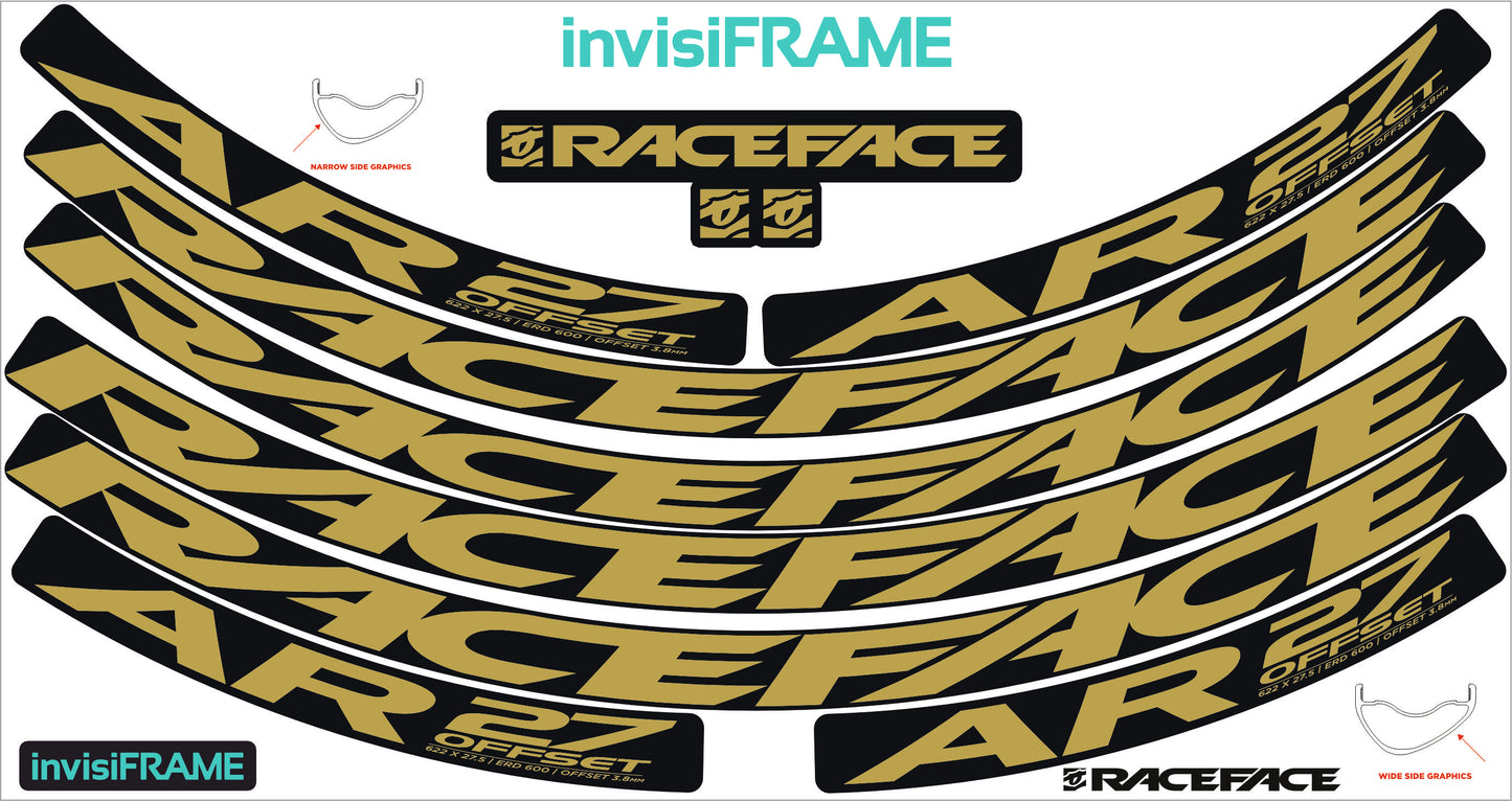 Raceface AR 27 Offset 29er Decals