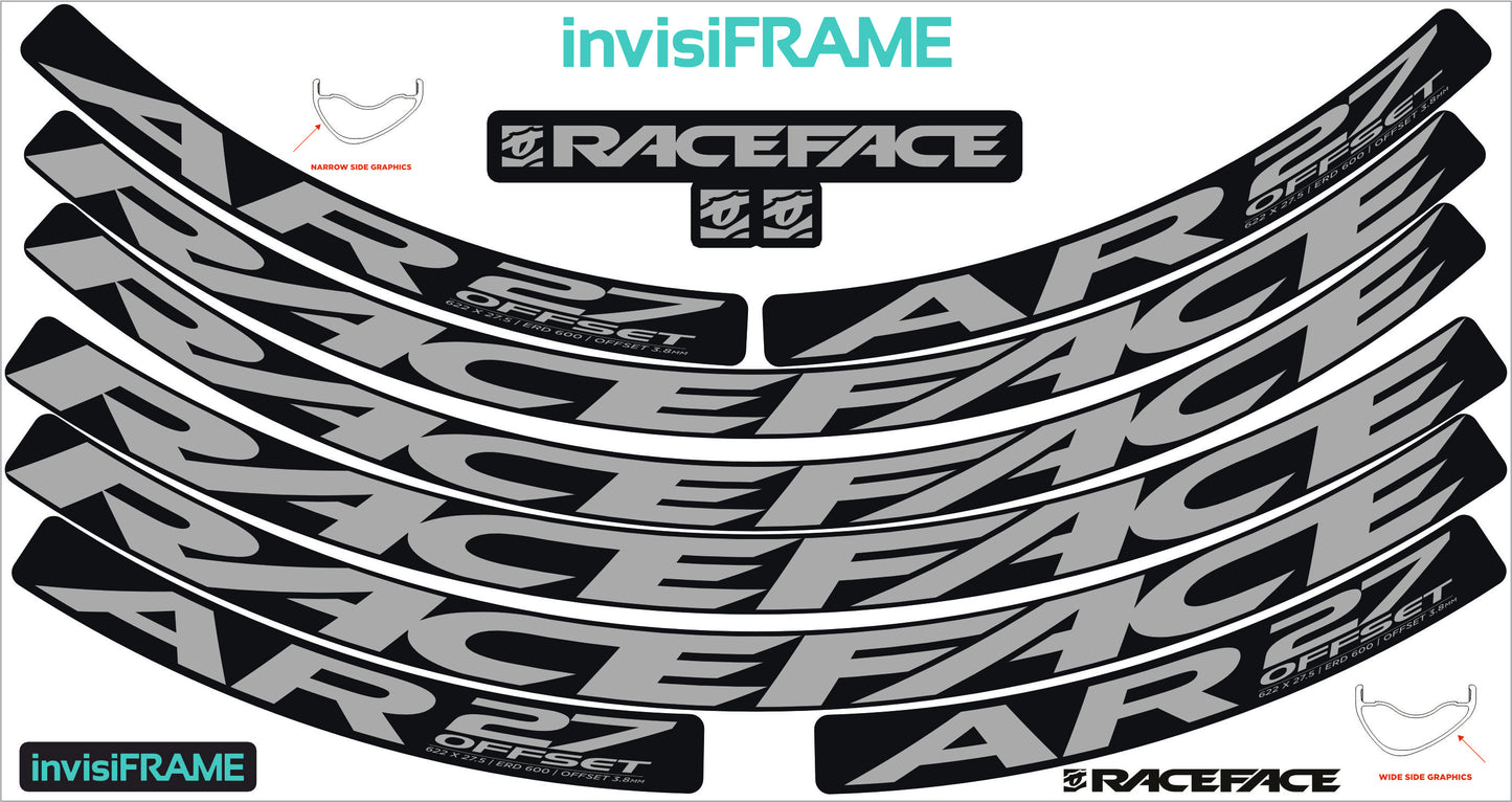 Raceface AR 27 Offset 29er Decals