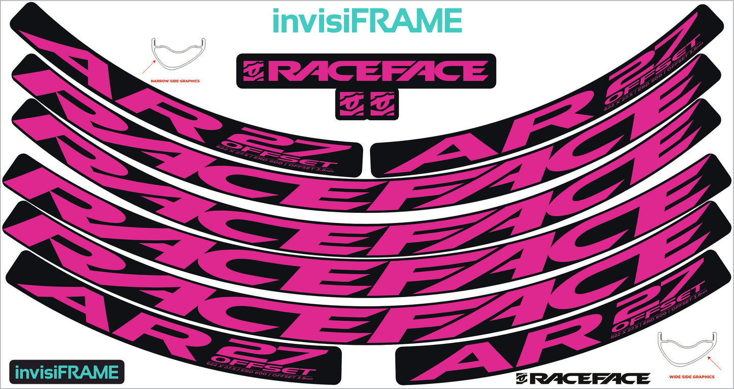 Raceface AR 27 Offset 29er Decals