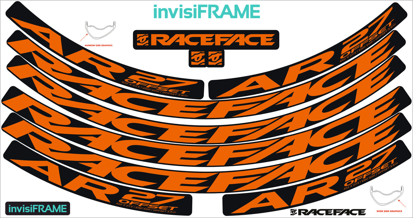 Raceface AR 27 Offset 29er Decals