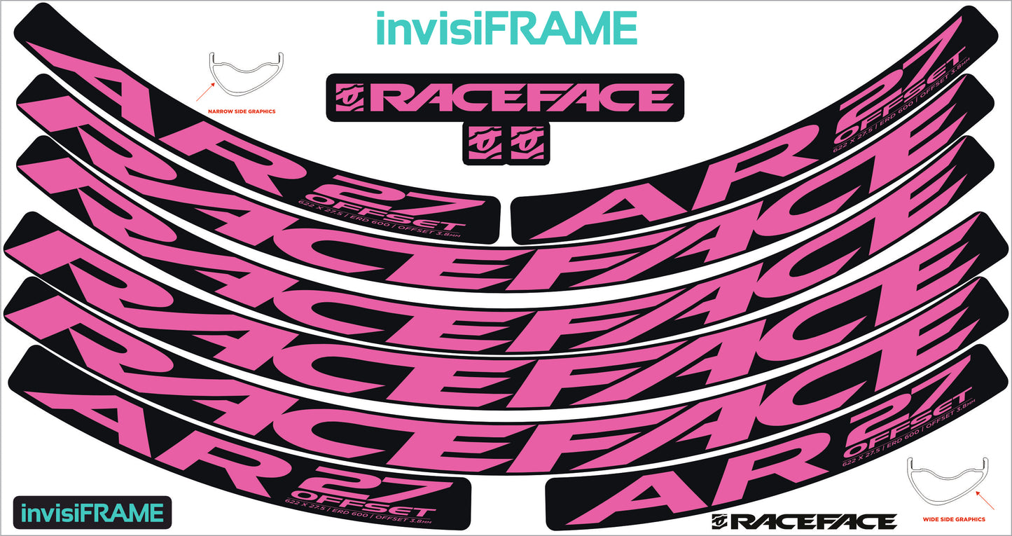 Raceface AR 27 Offset 29er Decals
