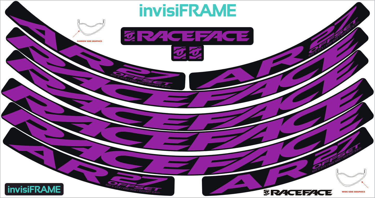 Raceface AR 27 Offset 29er Decals