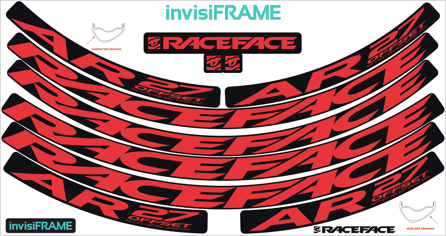 Raceface AR 27 Offset 29er Decals