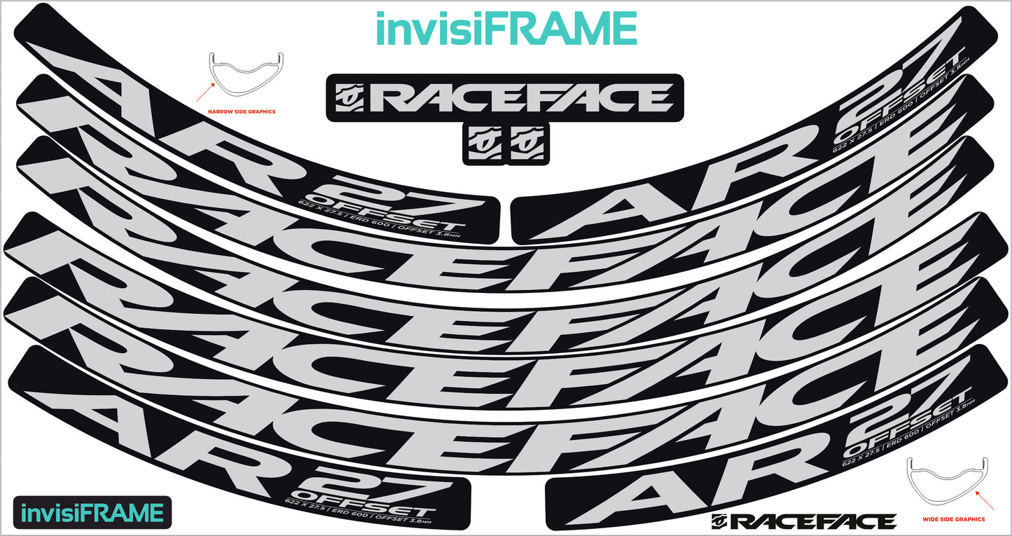 Raceface AR 27 Offset 29er Decals