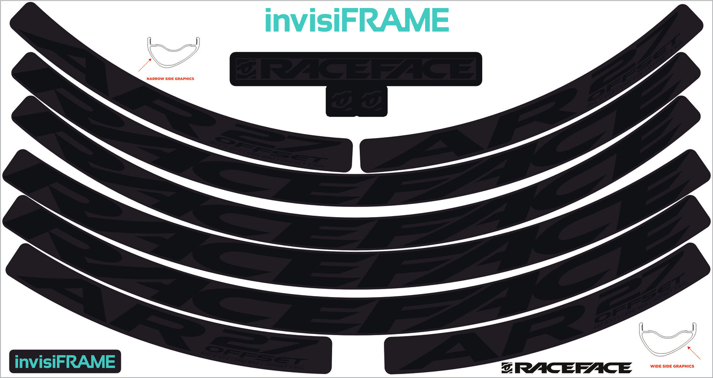 Raceface AR 27 Offset 29er Decals