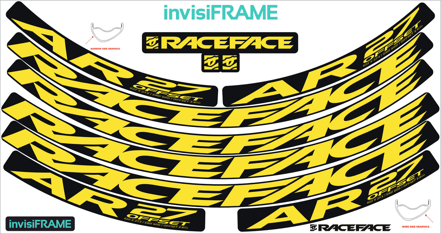 Raceface AR 27 Offset 29er Decals
