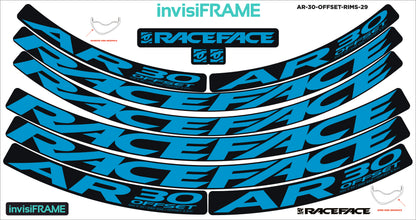 Raceface AR 30 Offset 29er Decals
