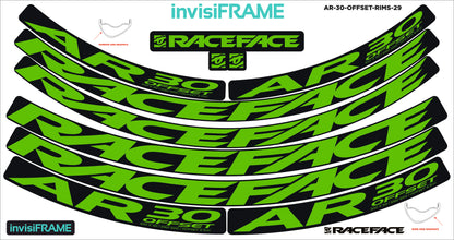 Raceface AR 30 Offset 29er Decals