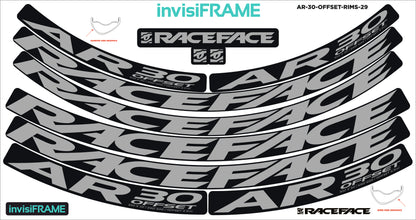 Raceface AR 30 Offset 29er Decals