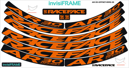 Raceface AR 30 Offset 29er Decals