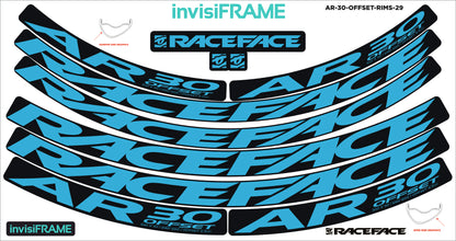 Raceface AR 30 Offset 29er Decals