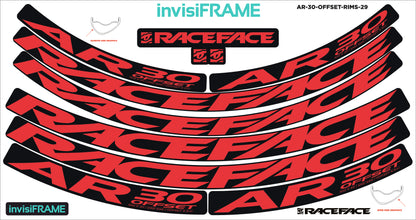 Raceface AR 30 Offset 29er Decals