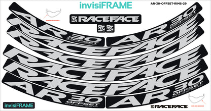 Raceface AR 30 Offset 29er Decals
