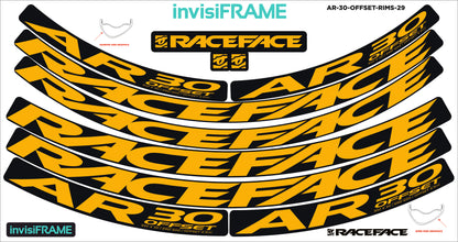 Raceface AR 30 Offset 29er Decals