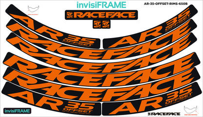 Raceface AR 35 Offset 27.5 Decals