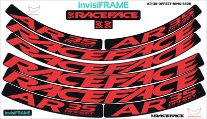 Raceface AR 35 Offset 27.5 Decals