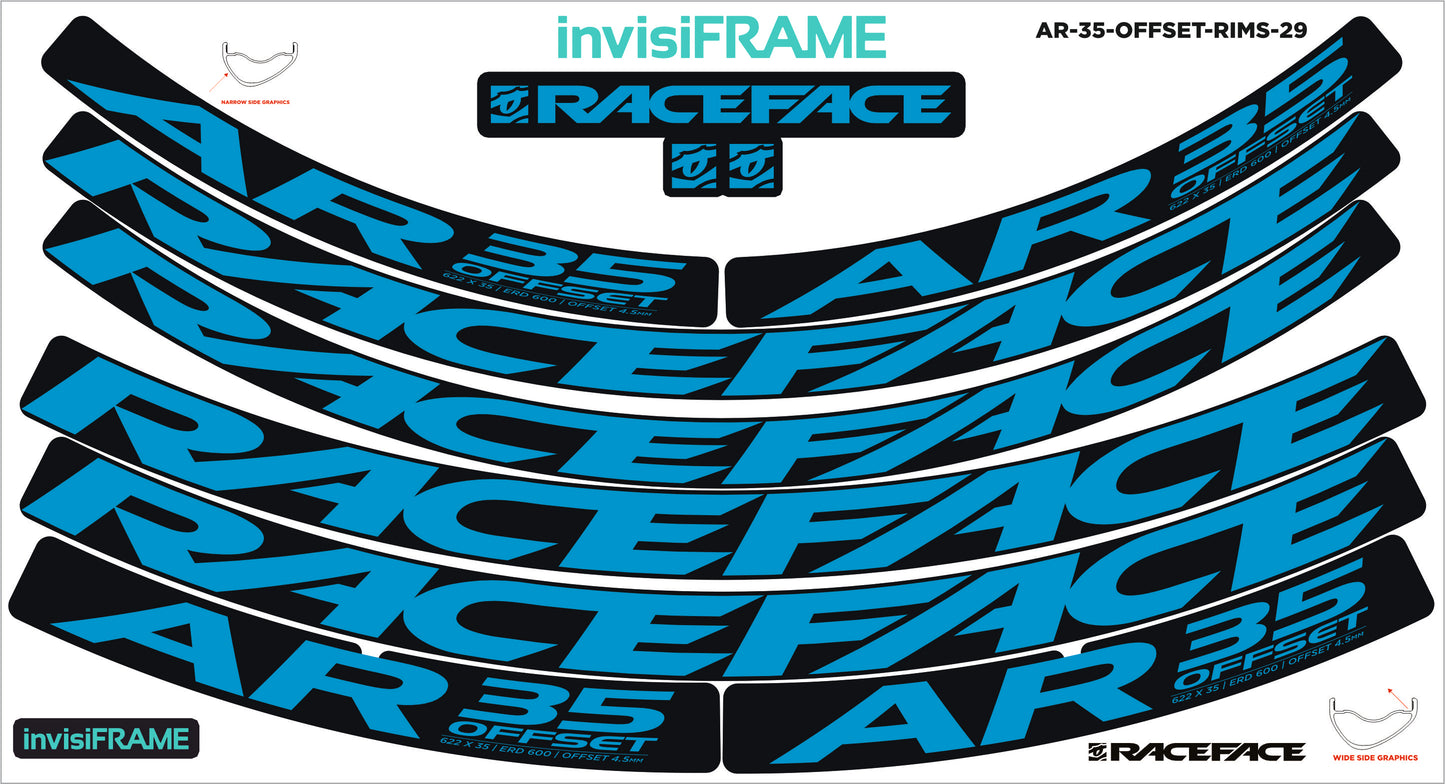 Raceface AR 35 Offset 29ER Decals
