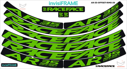 Raceface AR 35 Offset 29ER Decals