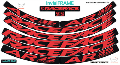 Raceface AR 35 Offset 29ER Decals