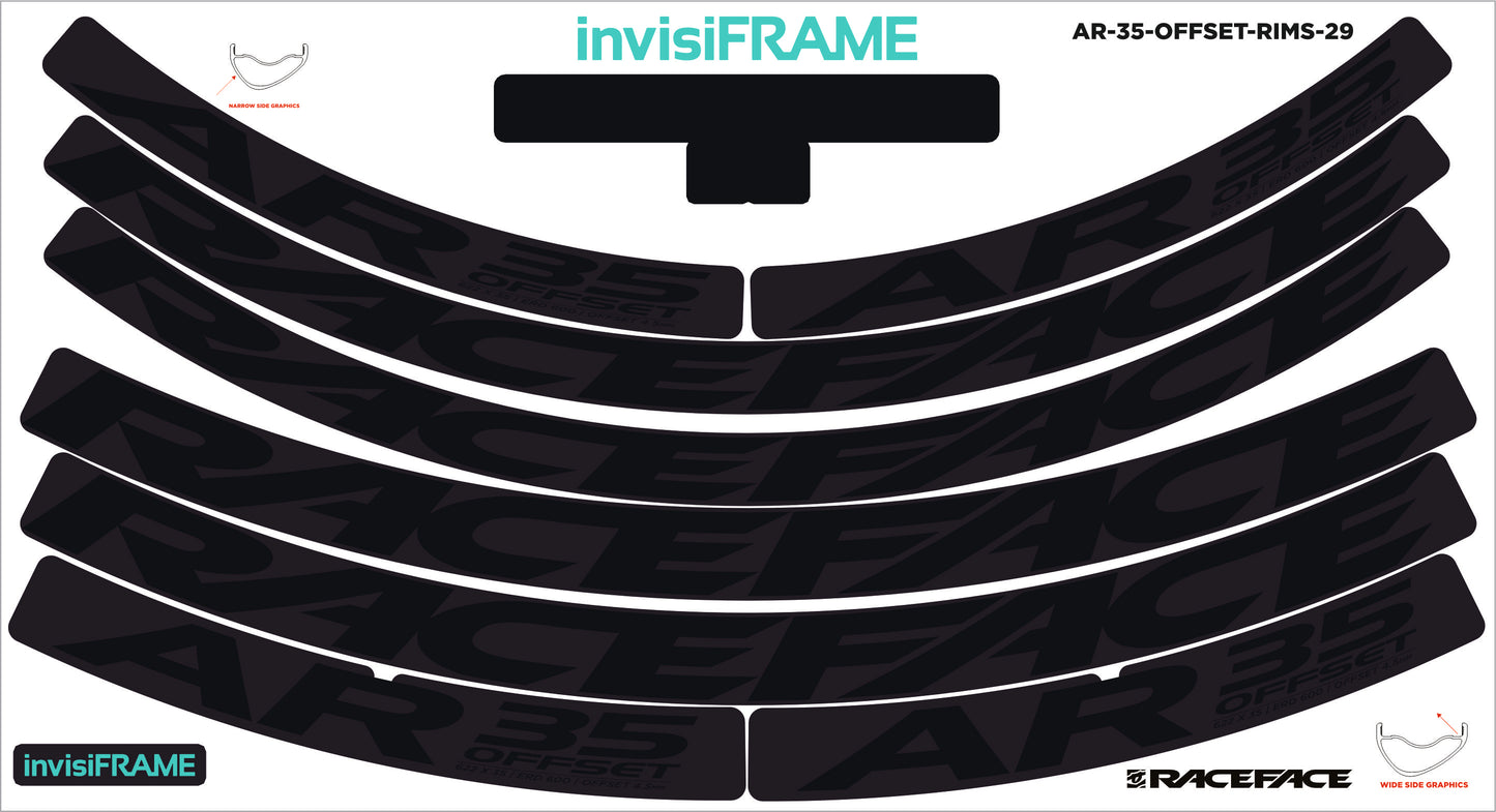 Raceface AR 35 Offset 29ER Decals