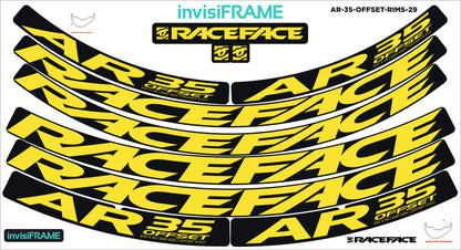 Raceface AR 35 Offset 29ER Decals