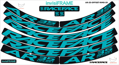 Raceface AR 35 Offset 29ER Decals