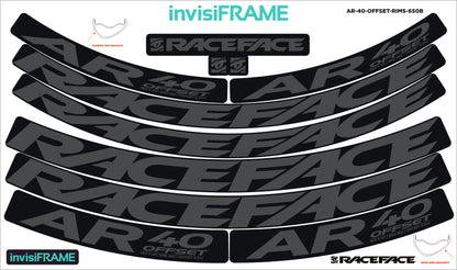 Raceface AR 40 Offset 27.5 Decals