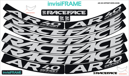 Raceface AR 40 Offset 27.5 Decals