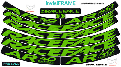 Raceface AR 40 Offset 29ER Decals
