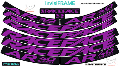 Raceface AR 40 Offset 29ER Decals