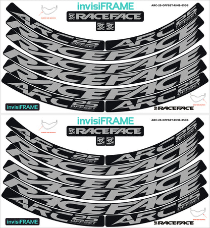 Raceface ARC 25 Offset Decals