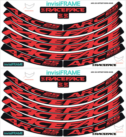 Raceface ARC 25 Offset Decals